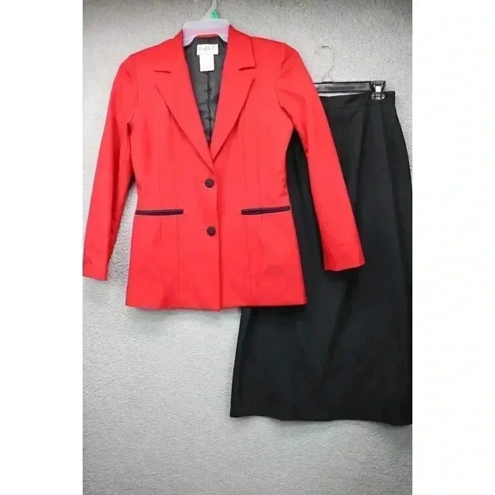 Mary McFadden Collection Maxi Skirt Suit-Size 8-Two Piece